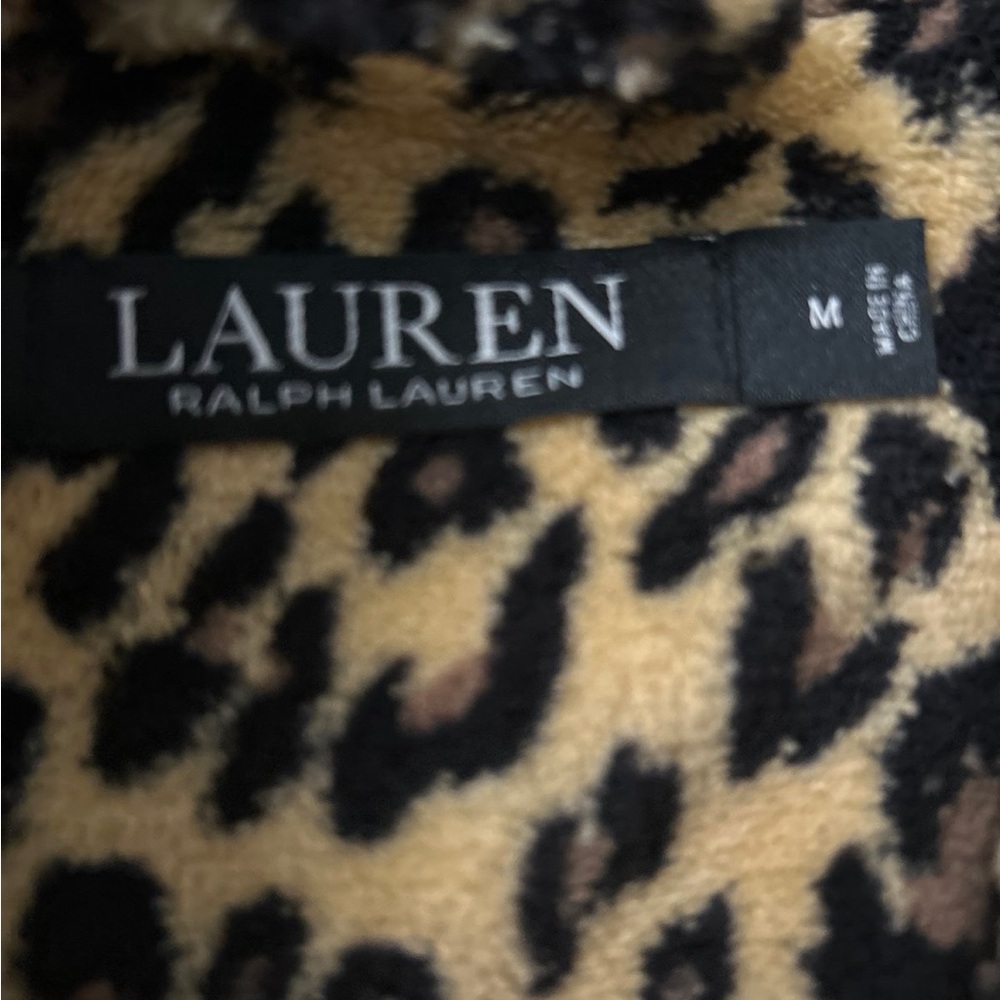 Lauren Ralph Lauren Leopard Print Robe - Picture 4 of 6